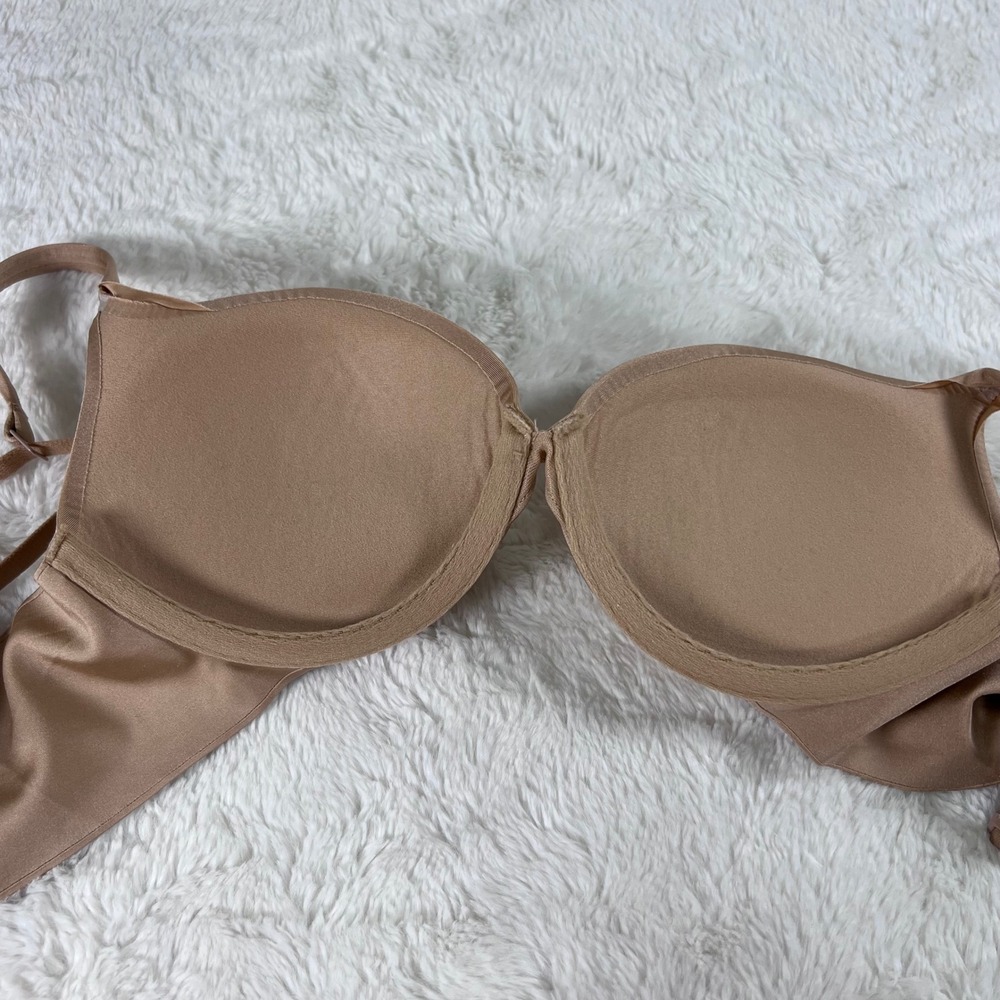 Skims Women's‎ Fits Everybody T-Shirt Bra Tan Nude Underwire Size 32C RN158973 - Picture 5 of 14